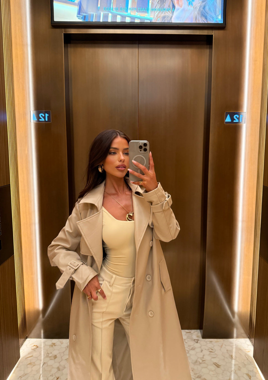 Sorell™ | Beige Trench Coat