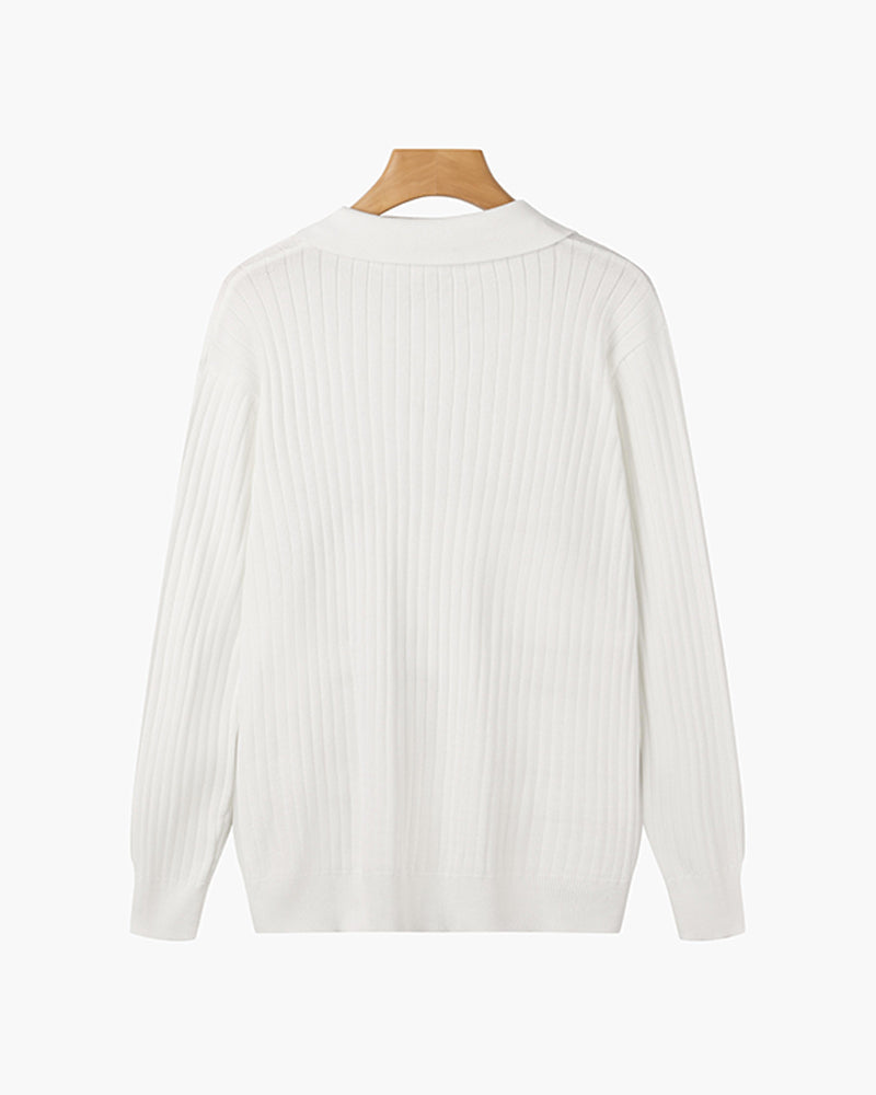 Sorell™ | V-Neck Polo lange mouw