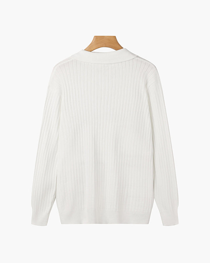 Sorell™ | V-Neck Polo lange mouw