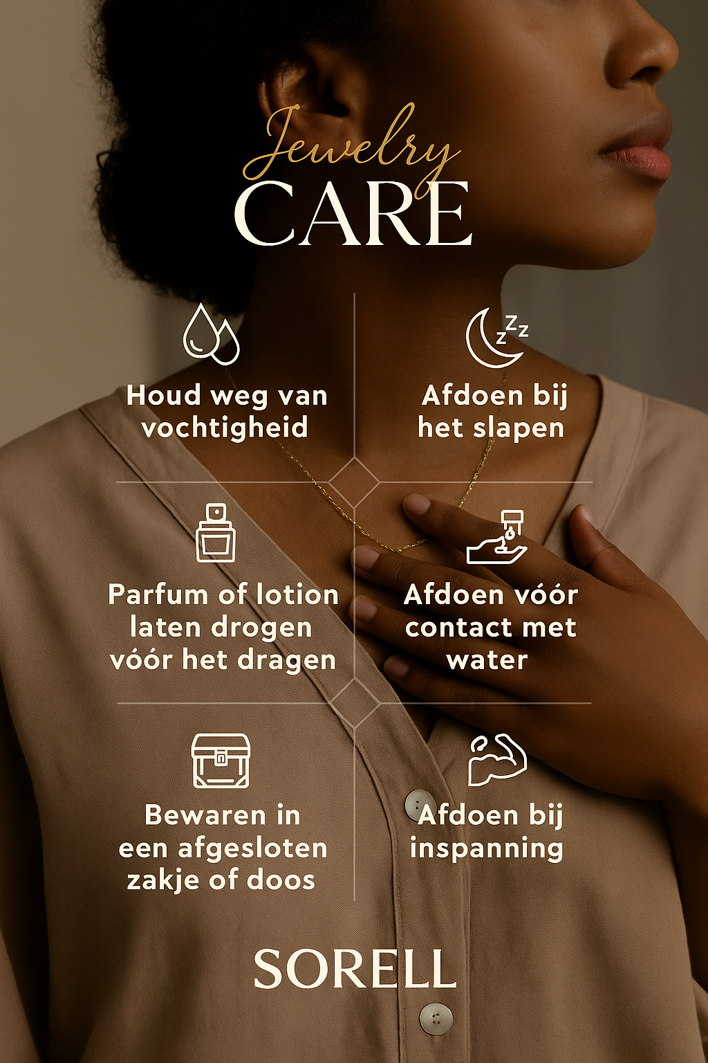 Sorell™ | Gouden Ring met Stralende Accenten