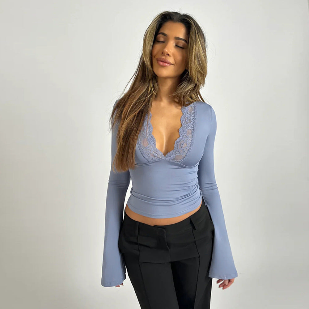 Sorell™ | Luna Kant Lange Mouw Top